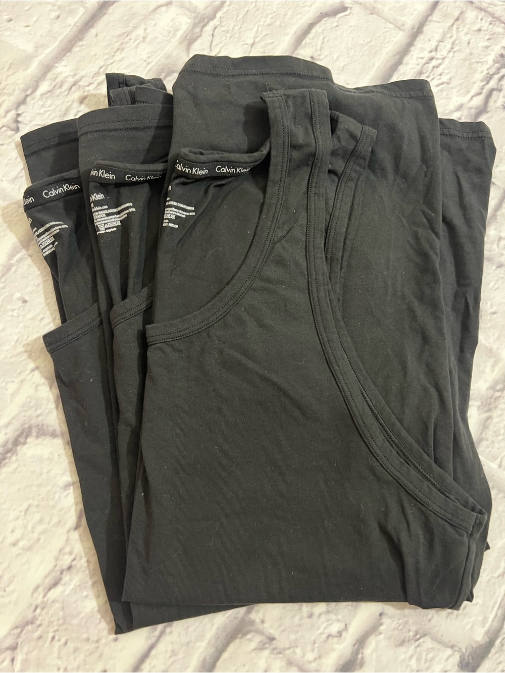 Calvin Klein Black Men's Tank Tops (3-Pack)